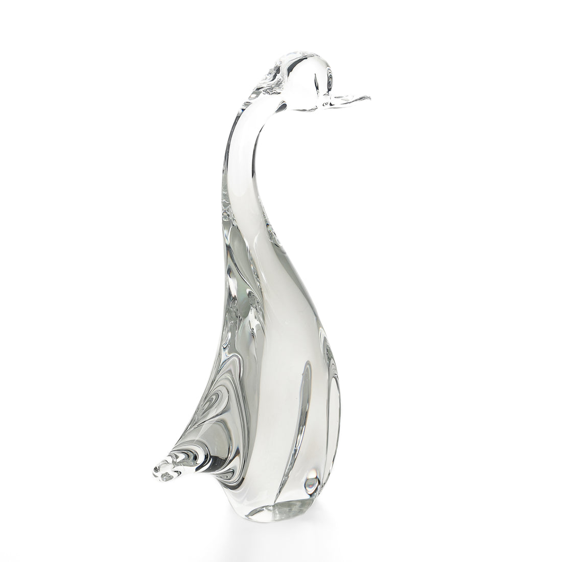 CHALET ART GLASS Swan/Goose - Clear