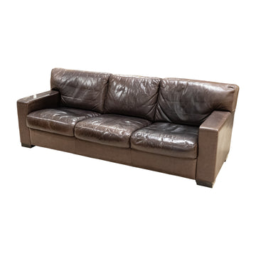 Brown Leather Sofa