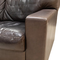 Brown Leather Sofa