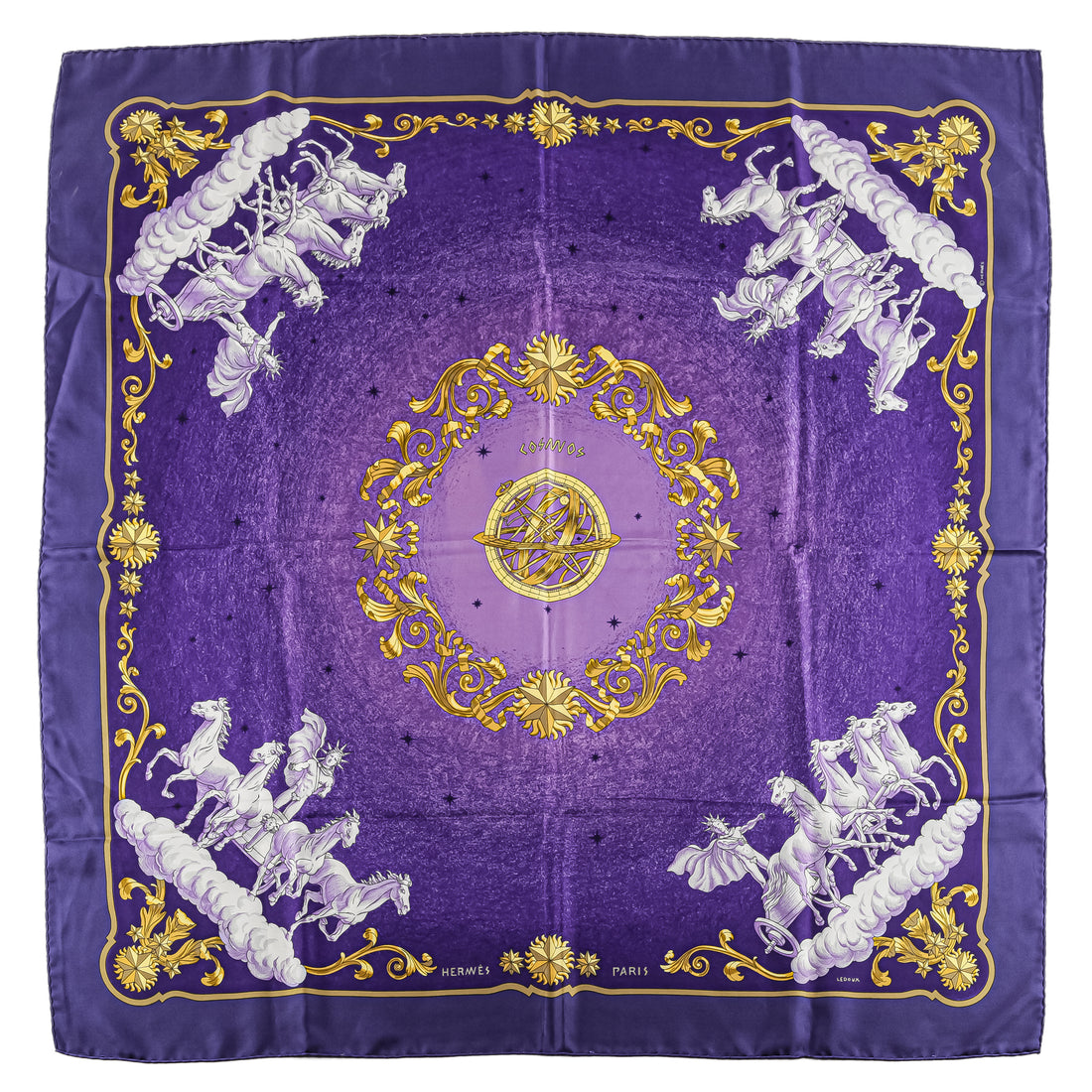HERMES Silk Scarf 90 - Cosmos