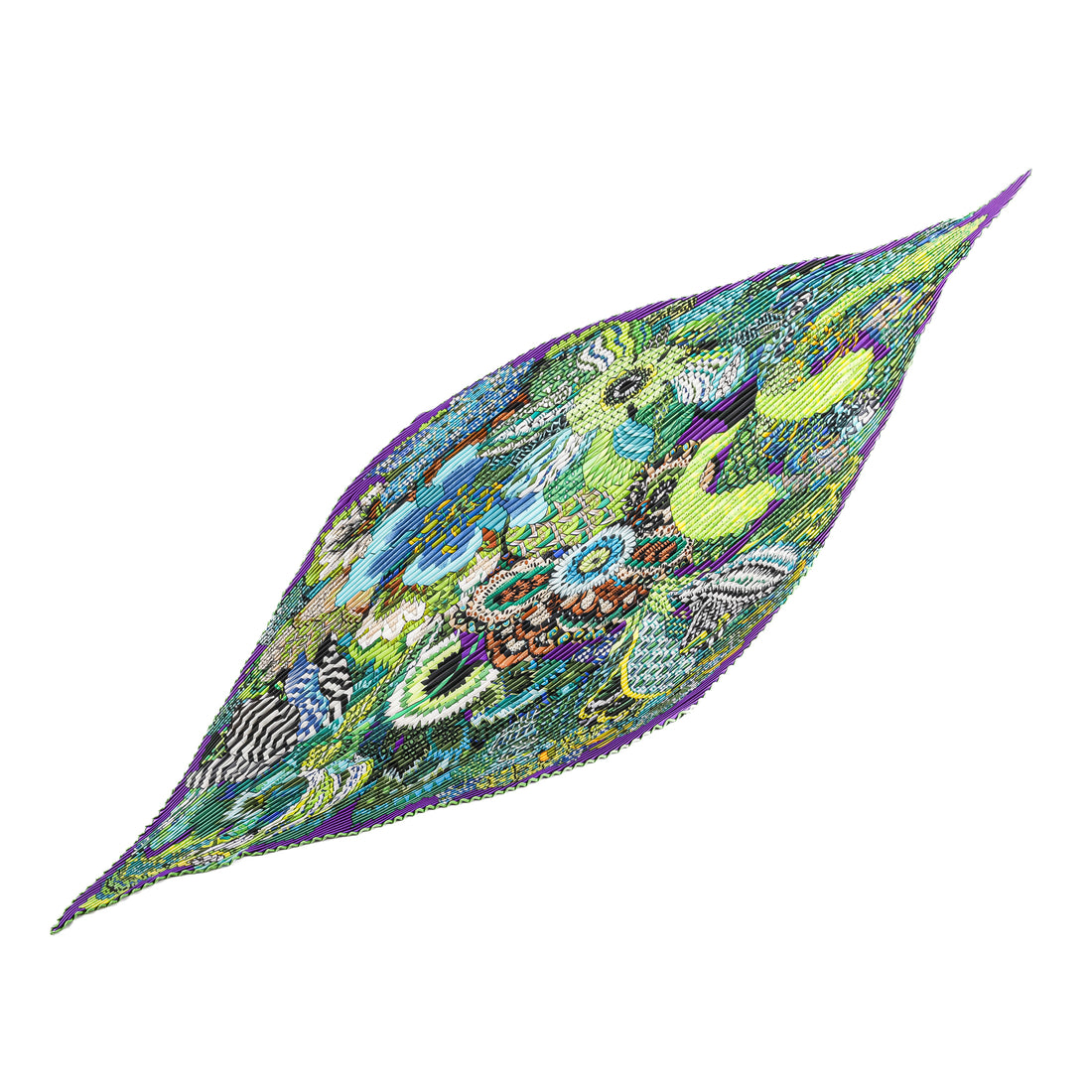 HERMES Plisse Scarf - Fleurs D'Indiennes