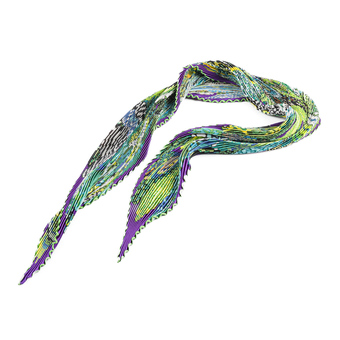 HERMES Plisse Scarf - Fleurs D'Indiennes