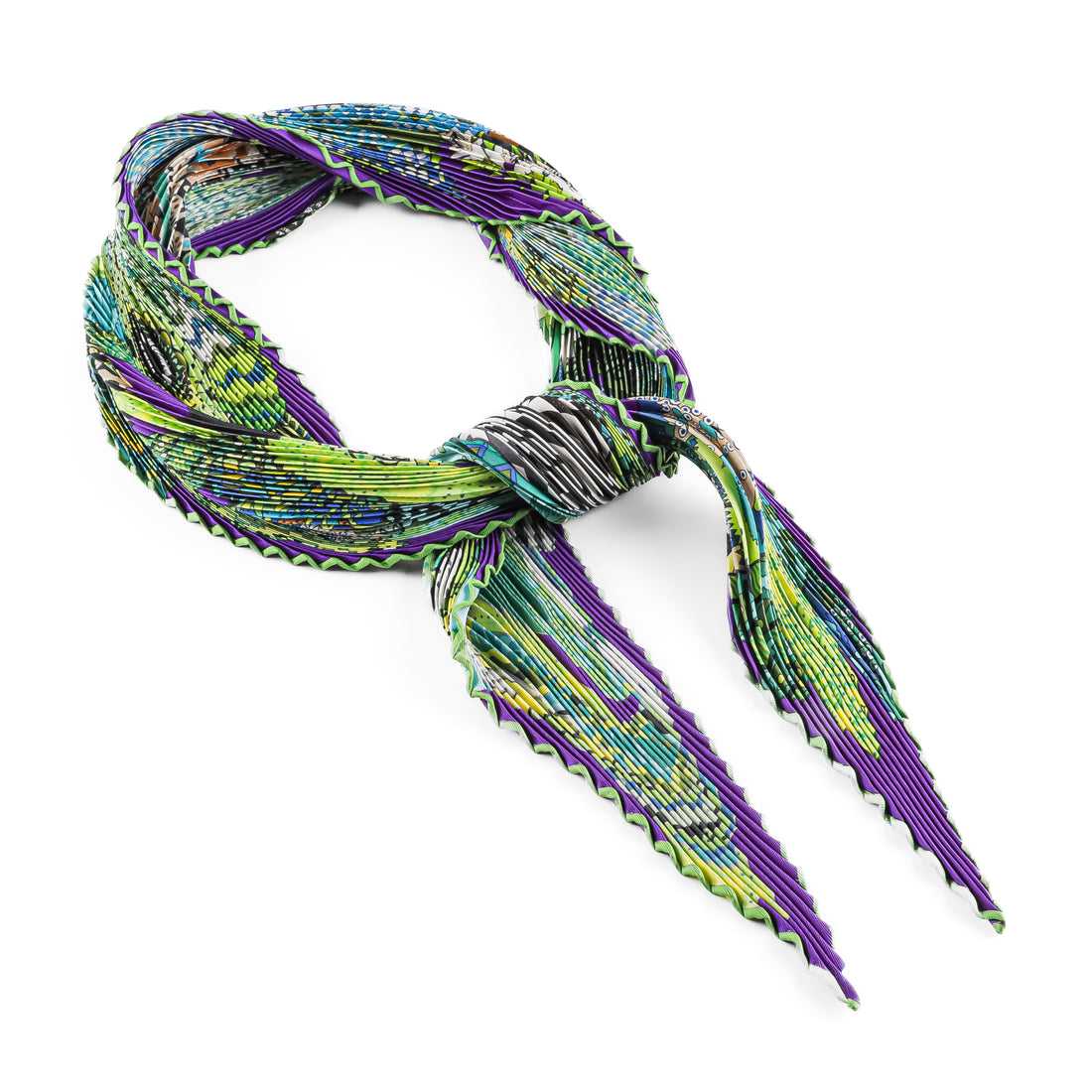 HERMES Plisse Scarf - Fleurs D'Indiennes