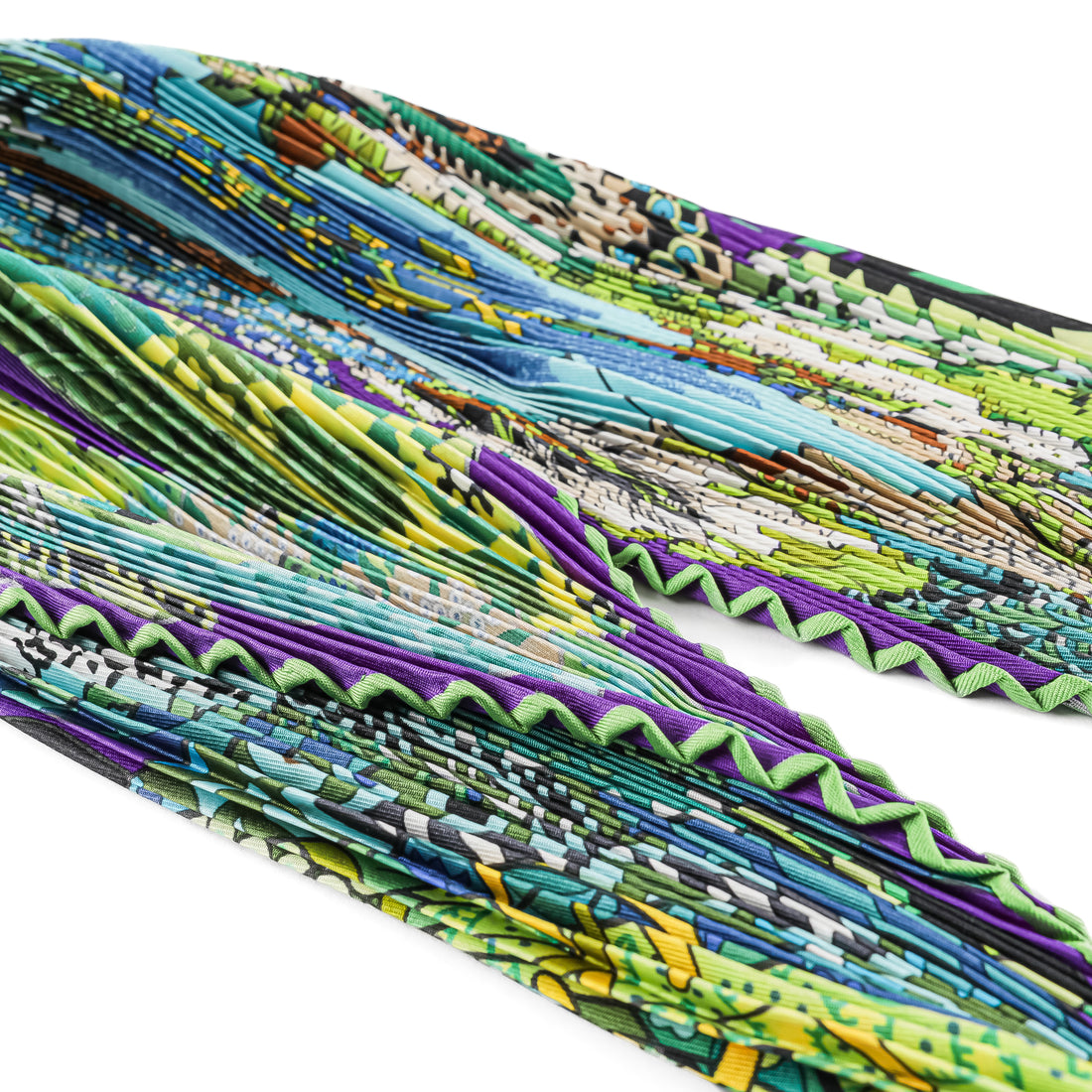 HERMES Plisse Scarf - Fleurs D'Indiennes