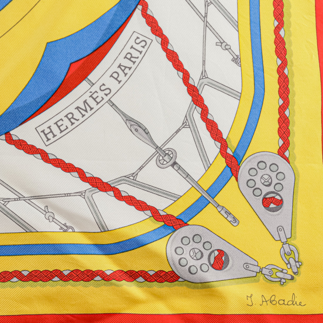 HERMES Silk Scarf 90 - Spinnakers