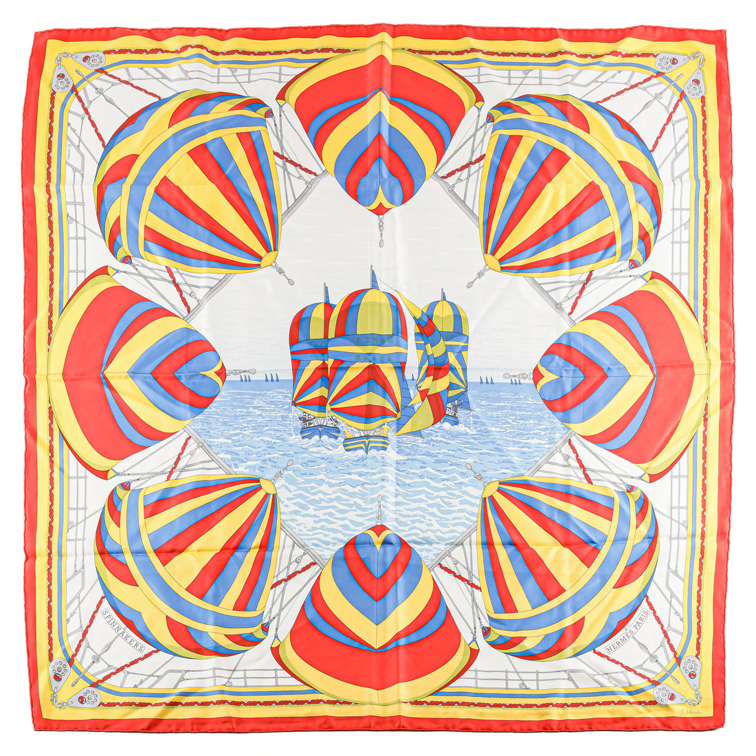 HERMES Silk Scarf 90 - Spinnakers