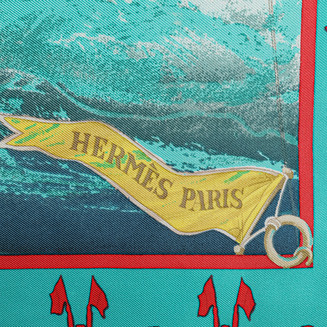 HERMES Silk Scarf 90 - En Course
