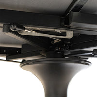 Retractable Leaf Ceramic Top Pedestal Table