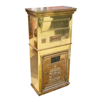 MITCHELL-CUTLER Vintage Brass Canada Post Mail Chute