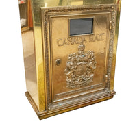 MITCHELL-CUTLER Vintage Brass Canada Post Mail Chute
