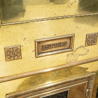 MITCHELL-CUTLER Vintage Brass Canada Post Mail Chute