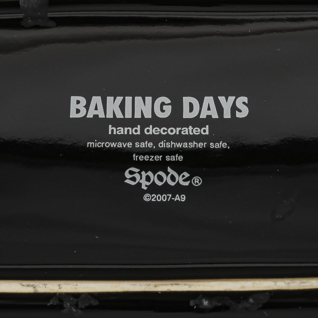 SPODE Baking Days Black Roasting/Bake Dish