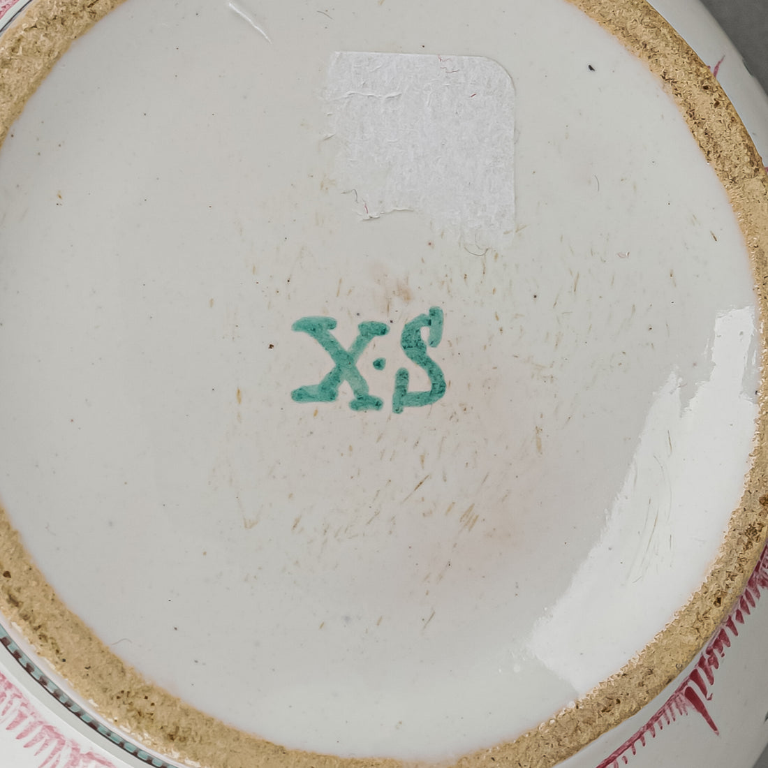 Antique Sceaux France Faience Cocoa Set 14 Pieces