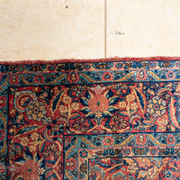 Hand Knotted Wool Superfine Antique Kashan Rug