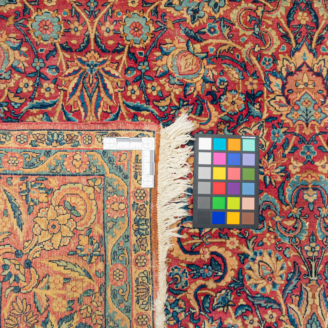 Hand Knotted Wool Superfine Antique Kashan Rug