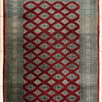 Hand Knotted Wool Bokhara Rug