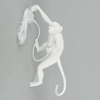 SELETTI Hanging Monkey Lamp Right White