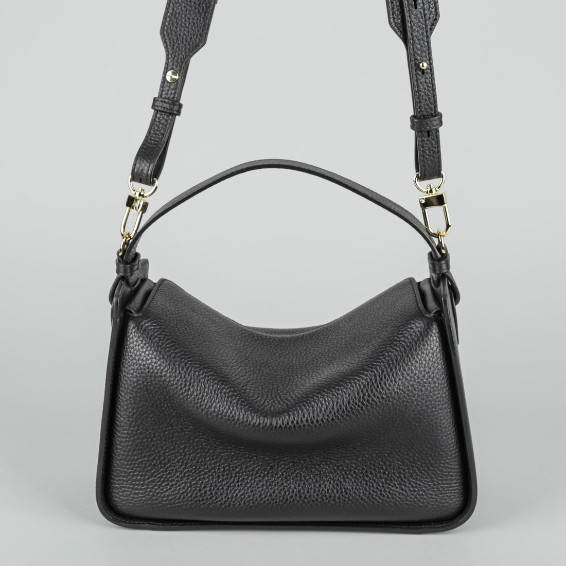 THE HORSE "Clementine Bag" Black Leather
