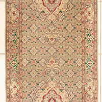 Wool Persian Style Runner 96"x31" Fringe Wear/Soiling