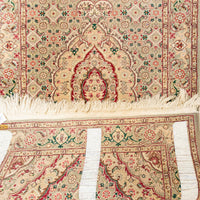 Wool Persian Style Runner 96"x31" Fringe Wear/Soiling