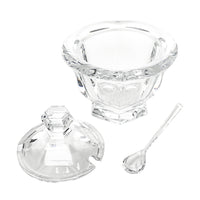 BACCARAT Harcourt Missouri Lidded Jam/Sauce Jar With Spoon