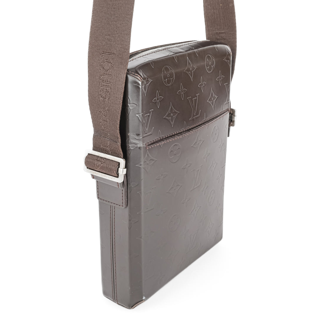 LOUIS VUITTON Mat Bobby Shoulder Brown Bag