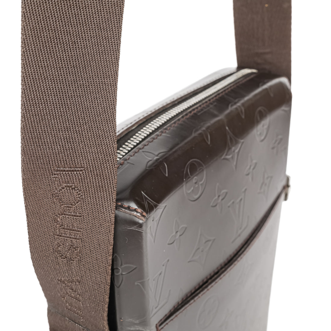 LOUIS VUITTON Mat Bobby Shoulder Brown Bag