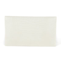YVES SAINT LAURENT Uptown Croc-Effect Leather Pouch