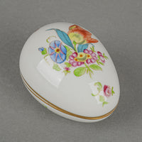 HEREND Floral Egg Box 6053