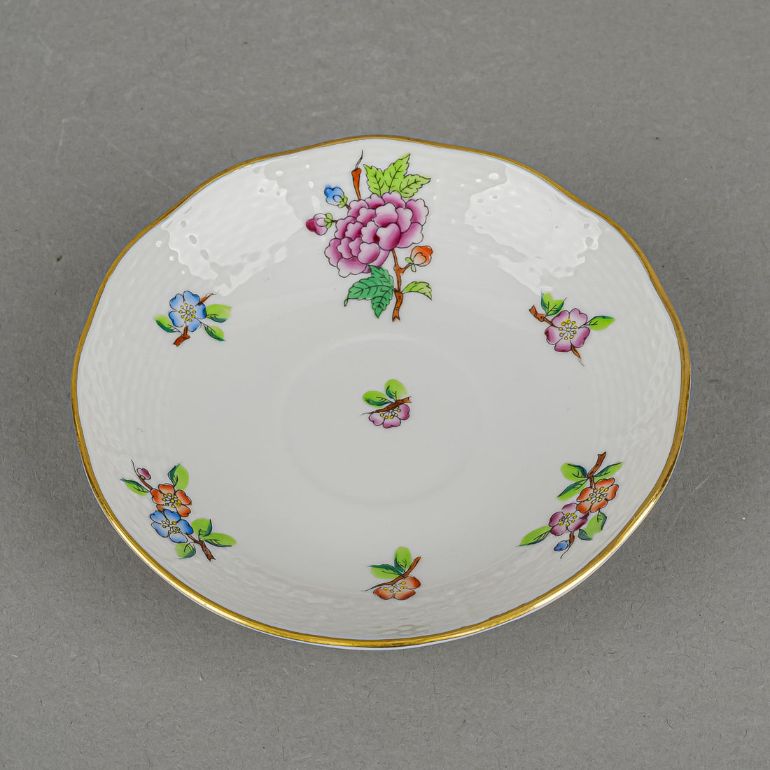 HEREND Queen Victoria Espresso Cup & Saucer 711