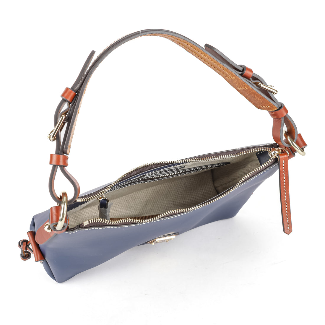 DOONEY & BOURKE Hobo 25 Blue Leather Handbag
