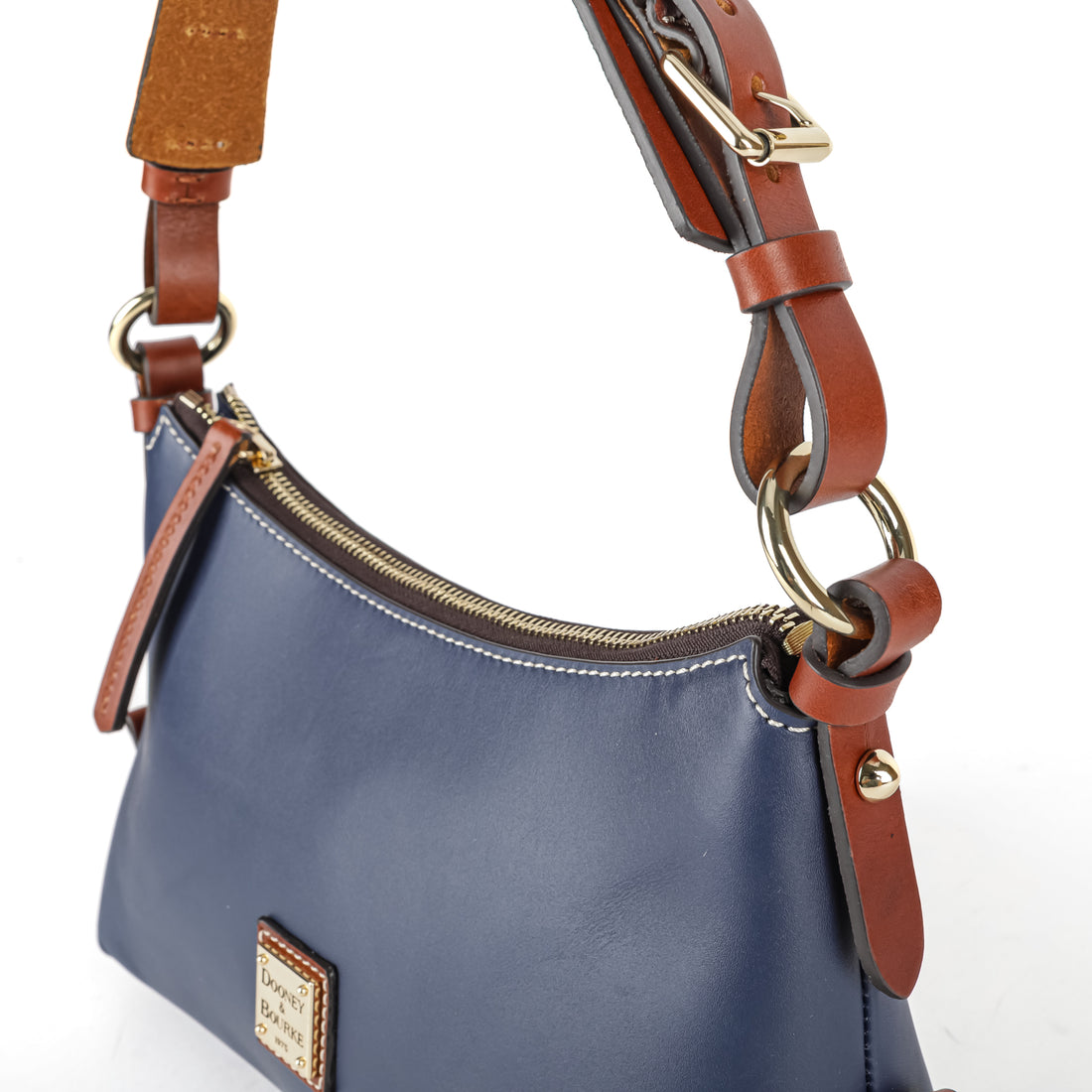 DOONEY & BOURKE Hobo 25 Blue Leather Handbag