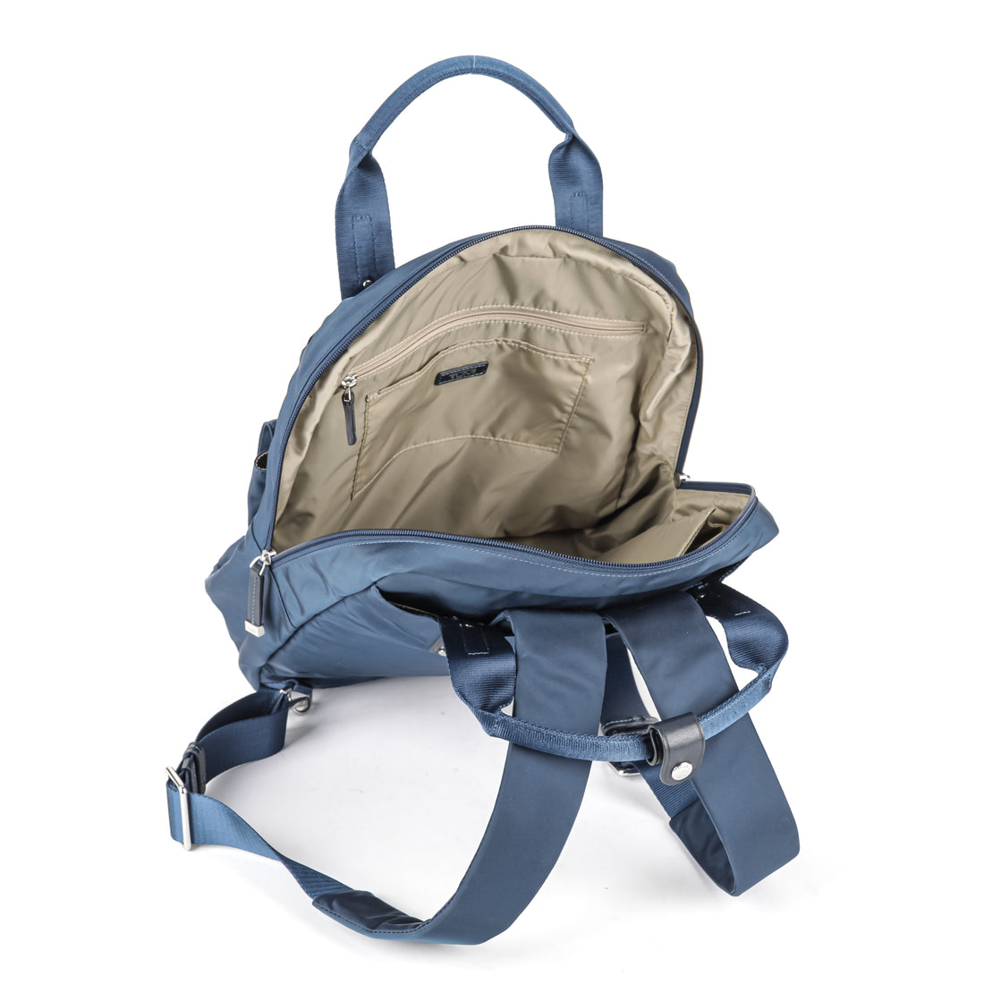 TUMI Epsom Convertible Blue Nylon Backpack