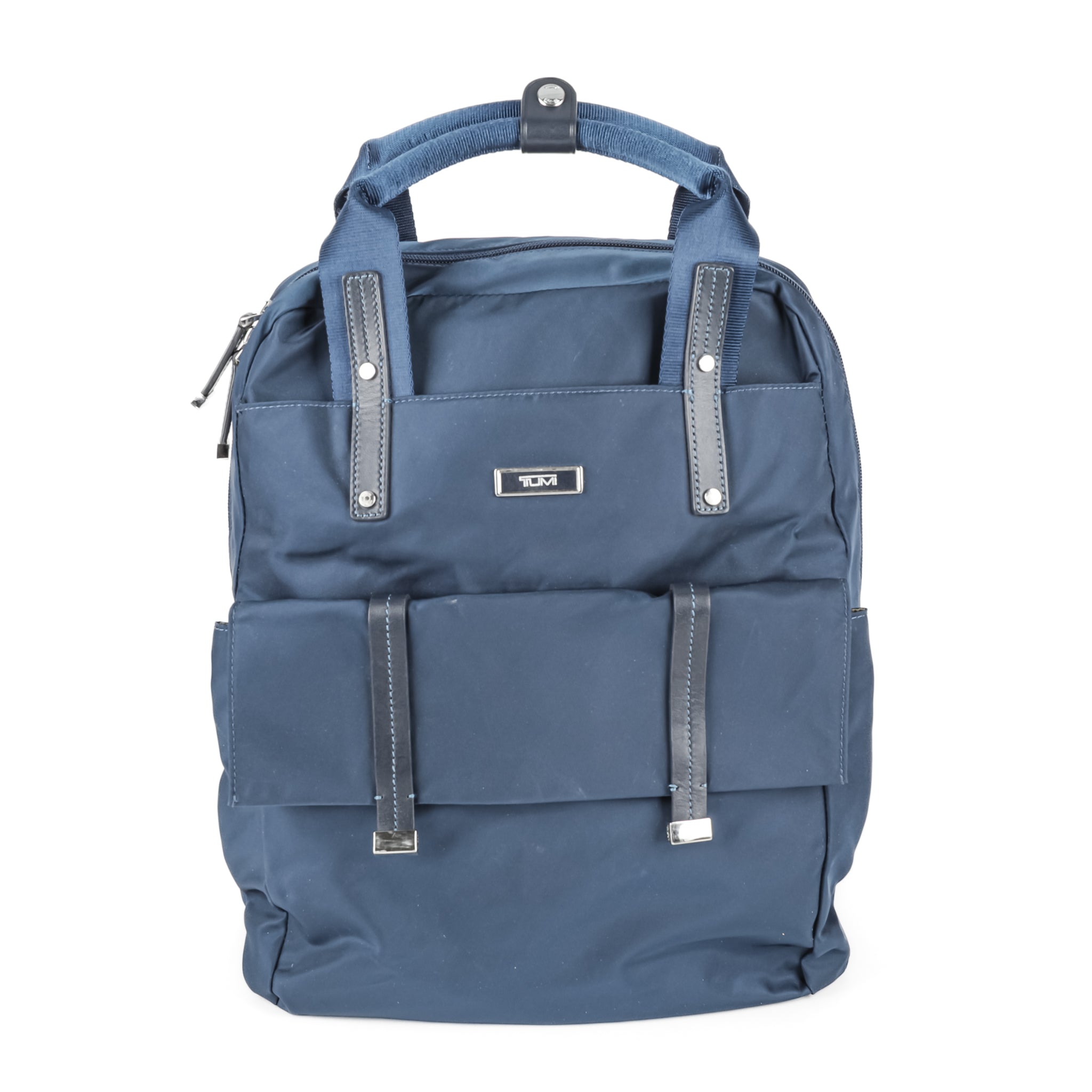 TUMI Epsom Convertible Blue Nylon Backpack TUMI Epsom Convertible Blue Nylon Backpack