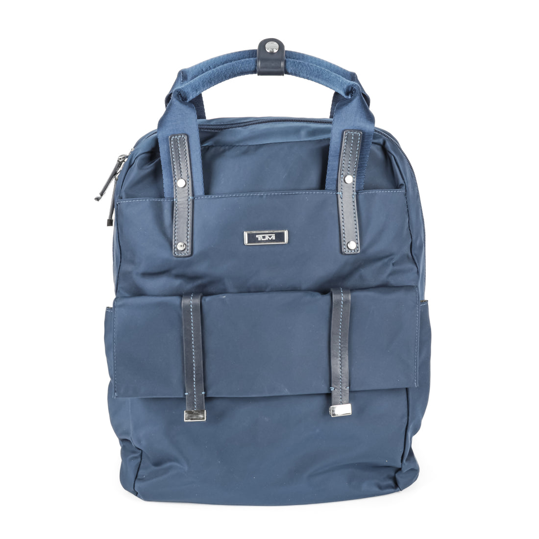 TUMI Epsom Convertible Blue Nylon Backpack