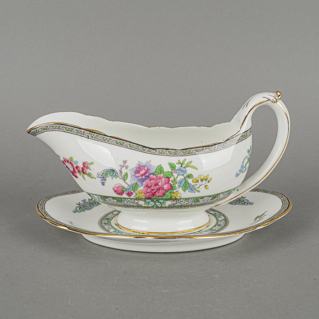PARAGON Tree of Kashmir Gravy Boat And Stand