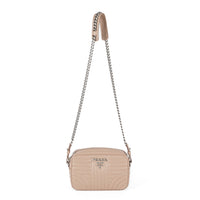 PRADA Diagram Beige Handbag