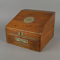 Vintage Oak Brightwood Paper Sample Box