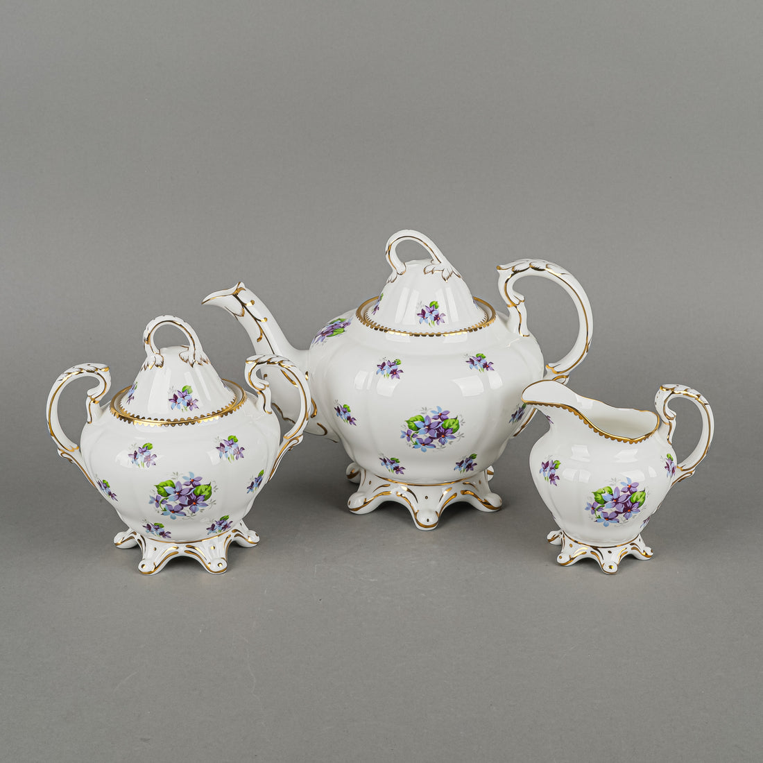 ROYAL STAFFORD Sweet Violets Tea Service 5 Pieces