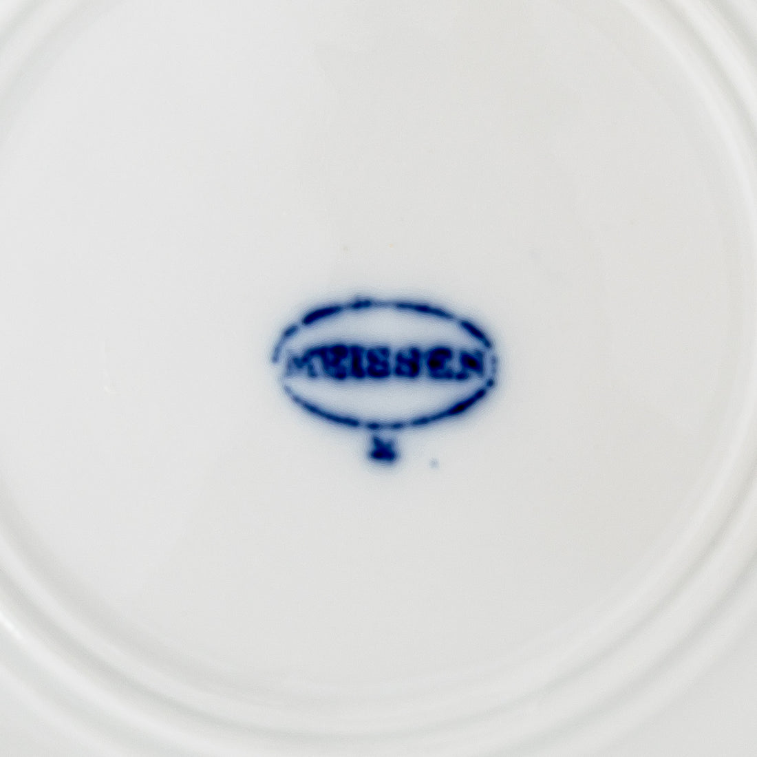 MEISSEN TEICHERT Blue Onion Pierced Dessert Plate Set Of 6