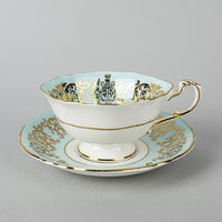 PARAGON Cup & Saucer Canada Maple Leaf Beaver