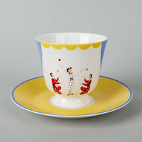 HERMES Les Jongleurs Cup & Saucer