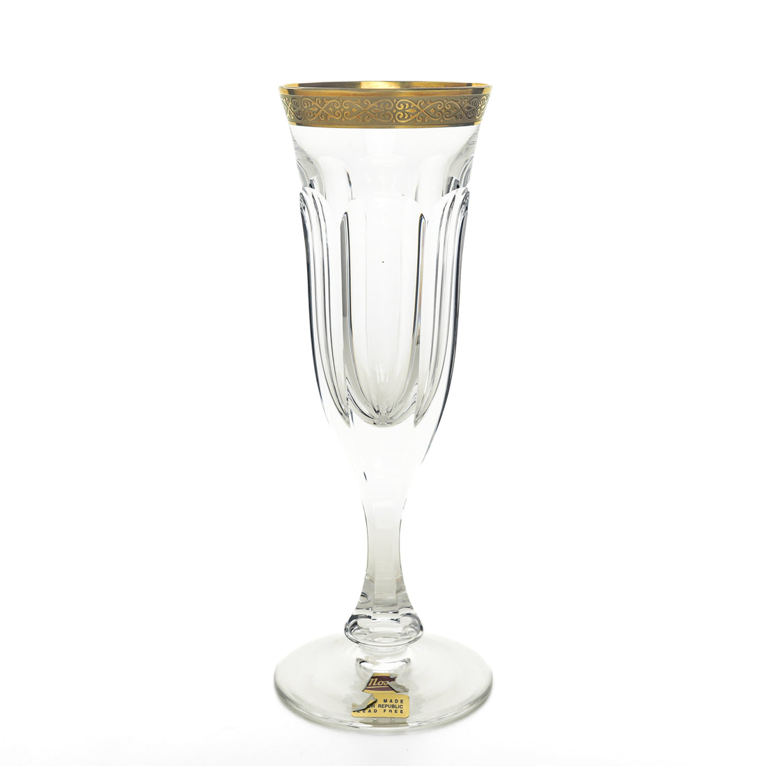MOSER Lady Hamilton Gold Champagne Flute