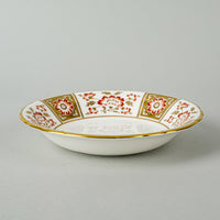 ROYAL CROWN DERBY Red Derby Panel Shallow Bowls Set Of 4