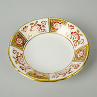 ROYAL CROWN DERBY Red Derby Panel Shallow Bowls Set Of 4