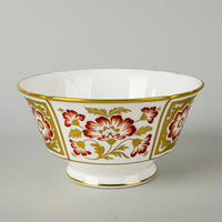 ROYAL CROWN DERBY Red Derby Panel Open Sugar Bowl Large