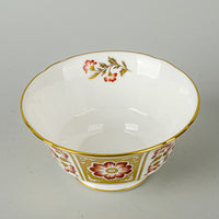ROYAL CROWN DERBY Red Derby Panel Open Sugar Bowl Large