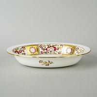 ROYAL CROWN DERBY Red Derby Panel Oval Serving Bowl