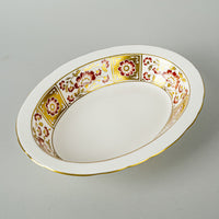 ROYAL CROWN DERBY Red Derby Panel Oval Serving Bowl
