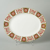 ROYAL CROWN DERBY Red Derby Panel Platter